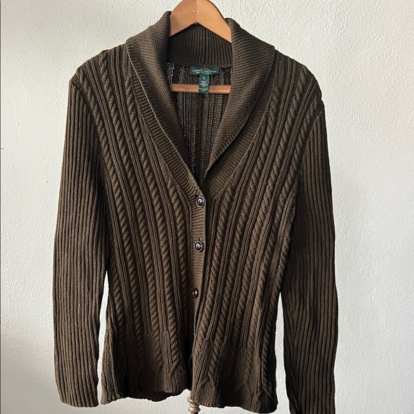 Ralph Lauren LRL Sweater Cardigan Size Small - Picture 1 of 3